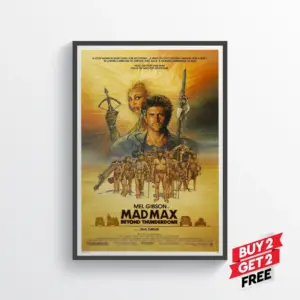 Mad Max Beyond Thunderdome Movie Film Poster Print Wall Art Gift A4 21 x 29.7CM