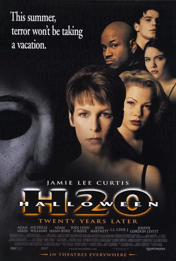 Halloween Classic Retro Vintage Movie Film Posters Horror Poster Print Wall Art Halloween H20 A2 42 X 59.9CM