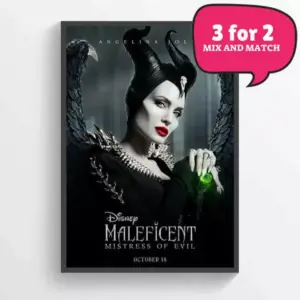 Maleficent: Mistress of Evil Angelina Jolie Character - Wall Art A2 42 X 59.9CM