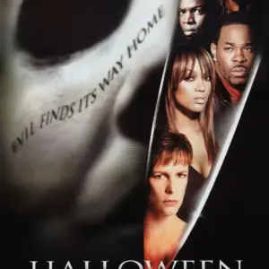 Halloween Classic Retro Vintage Movie Film Posters Horror Poster Print Wall Art Halloween Resurrection A4 21 x 29.7CM