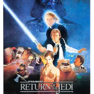 Star Wars Episode VI Return Of The Jedi Movie Poster Wall Art Official 1 A2 42 X 59.9CM