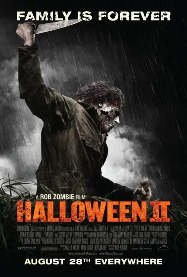 Halloween Classic Retro Vintage Movie Film Posters Horror Poster Print Wall Art Halloween 2009 A4 21 x 29.7CM