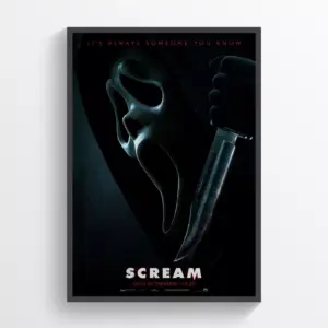 Movie Poster Print Wall Art Retro Horror Wall Art A3 29.7 x 42CM