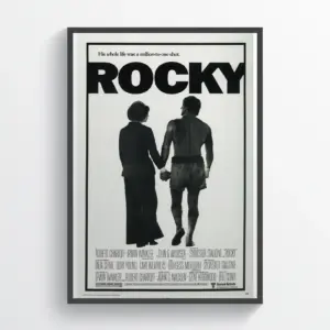 Rocky Movie Poster Wall Art Classic Movie A3 29.7 x 42CM
