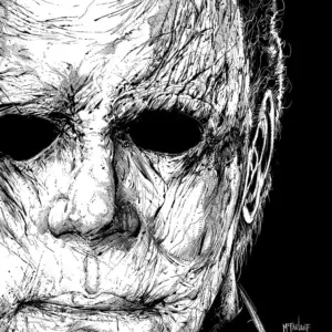 Halloween Classic Retro Vintage Movie Film Posters Horror Poster Print Wall Art Alternative 2 A2 42 X 59.9CM