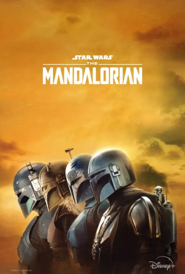Star Wars The Mandalorian Series 3 Poster Wall Art Promo 1 A2 42 X 59.9CM