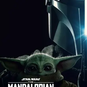 Star Wars The Mandalorian Series 3 Poster Wall Art Promo 2 A2 42 X 59.9CM