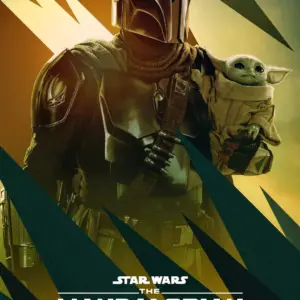 Star Wars The Mandalorian Series 3 Poster Wall Art V2 A2 42 X 59.9CM
