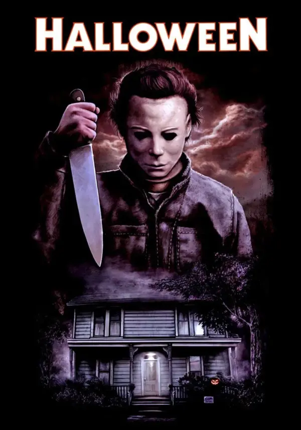 Halloween Classic Retro Vintage Movie Film Posters Horror Poster Print Wall Art Alternative 6 A4 21 x 29.7CM