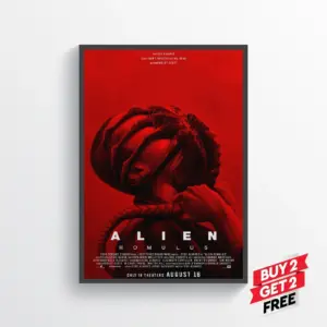 Alien Romulus Movie Film Posters Print Wall Art A2 42 X 59.9CM