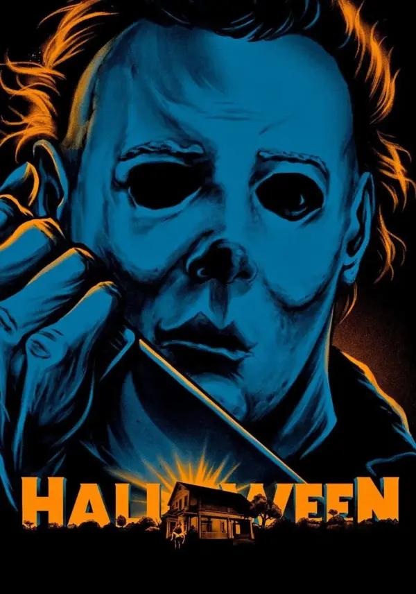 Halloween Classic Retro Vintage Movie Film Posters Horror Poster Print Wall Art Alternative 7 A3 29.7 x 42CM