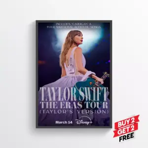 Taylor Swift the Eras Tour Movie Posters Prints Wall Art Classic A3 29.7 x 42CM