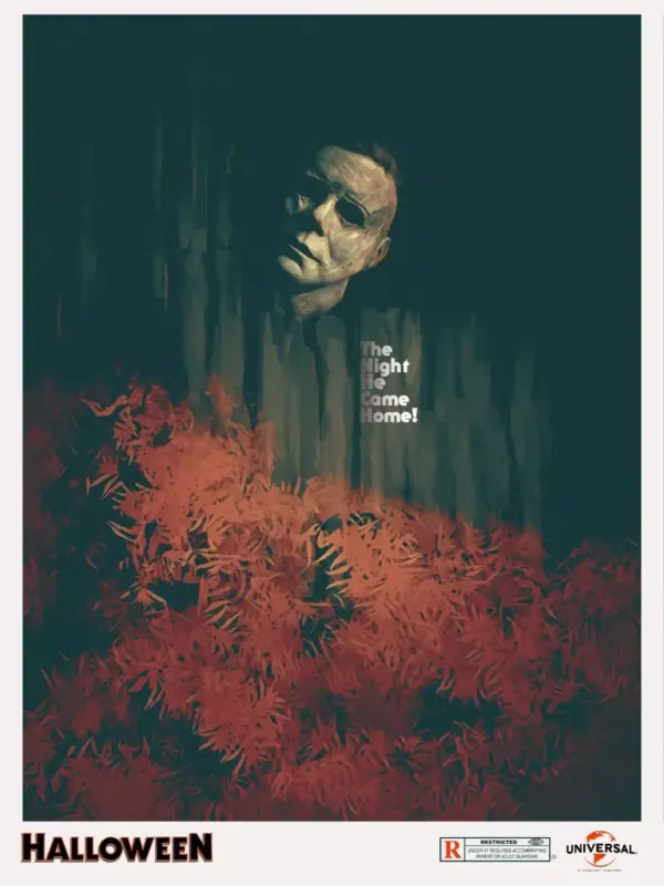 Halloween Classic Retro Vintage Movie Film Posters Horror Poster Print Wall Art Alternative 8 A3 29.7 x 42CM