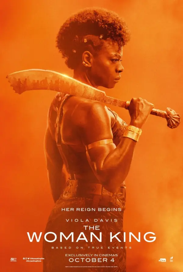 The Woman King 2022 Movie Poster Wall Art A3 29.7 x 42CM