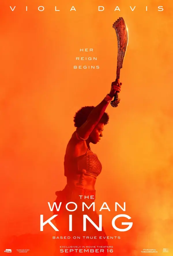 The Woman King 2022 Movie Poster Wall Art A4 21 x 29.7CM