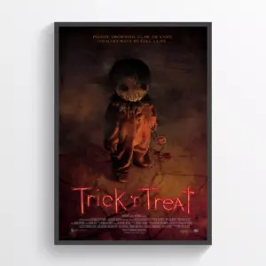 Trick R Treat Movie Poster Print Wall Art Retro Horror Wall Art A3 29.7 x 42CM