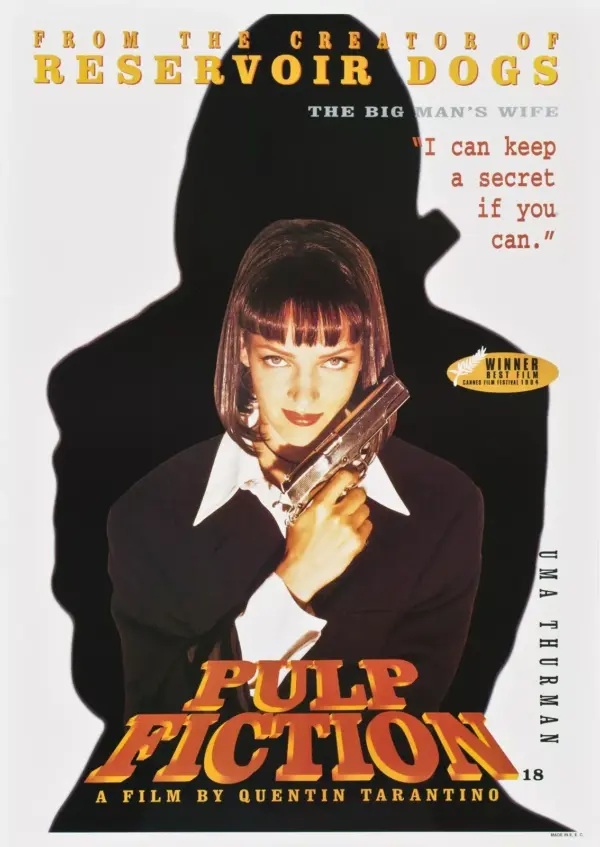 Pulp Fiction Classic Movie Poster Film Wall Art A2 42 X 59.9CM