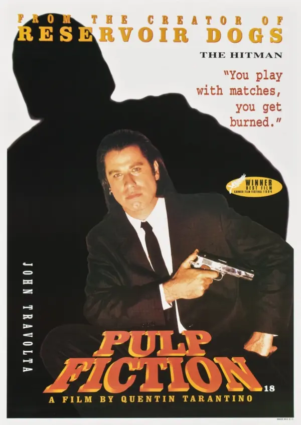 Pulp Fiction Classic Movie Poster Film Wall Art A2 42 X 59.9CM