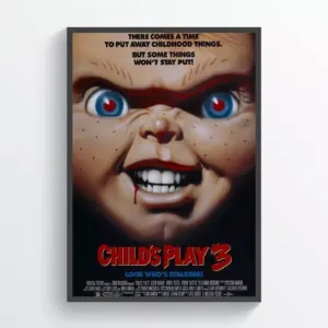 Childs Play 3 Movie Poster Wall Art Classic Movie Retro Horror A2 42 X 59.9CM