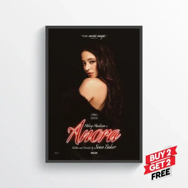 Anora Movie Film Poster Print Wall Art Gift A2 42 X 59.9CM