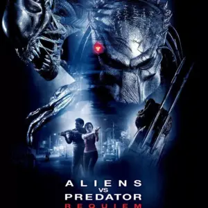PREDATOR FRANCHISE HORROR MOVIE FILM POSTERS PRINTS WALL ART - Alien vs Predator Requiem 2007 A2 42 X 59.9CM