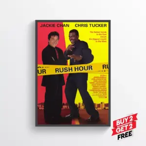 Rush Hour Movie Film Posters Print Wall Art A2 42 X 59.9CM
