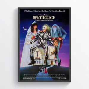 Beetlejuice Movie Poster Wall Art Classic Movie A3 29.7 x 42CM