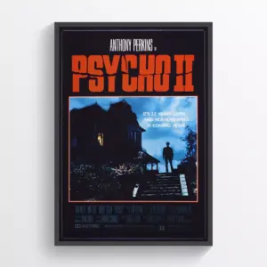 Psycho 2 II Movie Poster Print Wall Art Retro Horror Wall Art A3 29.7 x 42CM