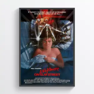 A Nightmare on elm Street Movie Poster Print Wall Art Retro Horror Wall A2 42 X 59.9CM