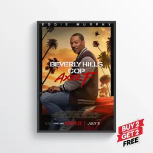 Beverly Hills Cop Axel F Movie Film Posters Print Wall Art A2 42 X 59.9CM