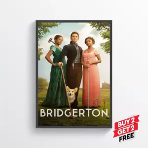 Bridgerton Movie Film Posters Print Wall Art A2 42 X 59.9CM