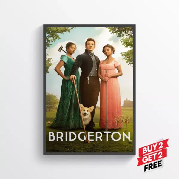 Bridgerton Movie Film Posters Print Wall Art A4 21 x 29.7CM