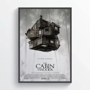 The Cabin in the Woods Movie Poster Wall Art Classic Movie A4 21 x 29.7CM