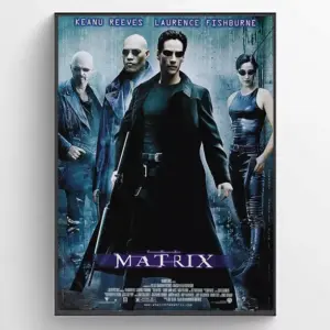 The Matrix 1999 Movie Poster Wall Art A4 21 x 29.7CM