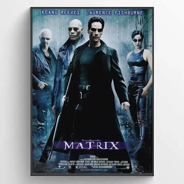 The Matrix 1999 Movie Poster Wall Art A4 21 x 29.7CM