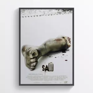 SAW Movie Poster Print Wall Art Retro Horror Wall Art A3 29.7 x 42CM