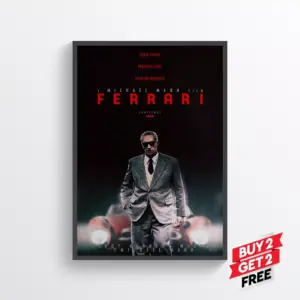 Ferrari Movie Film Posters Print Wall Art A2 42 X 59.9CM