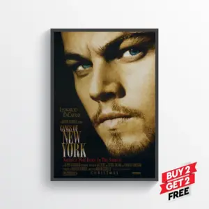 Gangs of New York Movie Film Poster Print Wall Art Gift A5 14.8 x 21CM