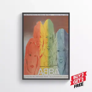 Abba The Movie Movie Film Poster Print Wall Art Gift A2 42 X 59.9CM