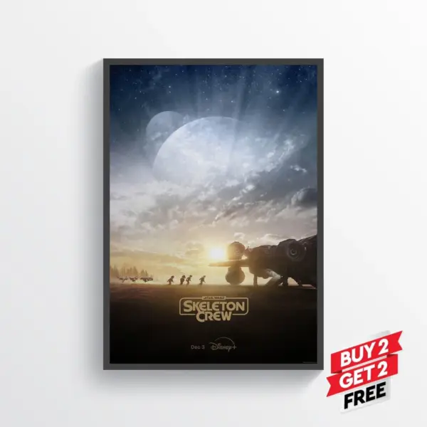 Skeleton Crew Movie Film Poster Print Wall Art Gift A4 21 x 29.7CM