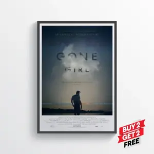 Gone Girl Movie Film Poster Print Wall Art Gift A2 42 X 59.9CM