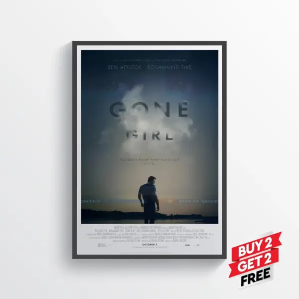 Gone Girl Movie Film Poster Print Wall Art Gift A2 42 X 59.9CM