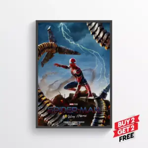 Spiderman No Way Home Movie Film Posters Print Wall Art A2 42 X 59.9CM
