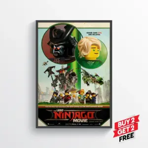 The Lego Ninjago Movie Film Posters Print Wall Art A3 29.7 x 42CM