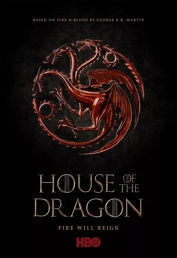 House Of The Dragon 2022 Series Poster - Game of Thrones - Wall Art A2 42 X 59.9CM