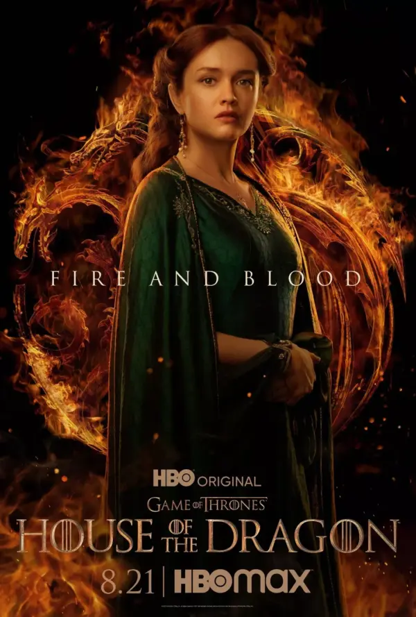 House Of The Dragon 2022 Series Poster - Game of Thrones - Wall Art A2 42 X 59.9CM