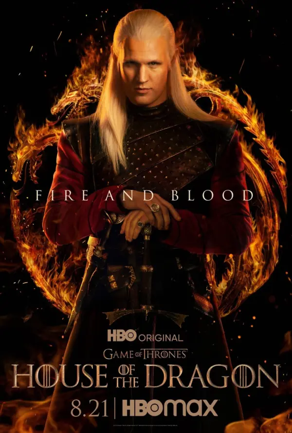 House Of The Dragon 2022 Series Poster - Game of Thrones - Wall Art A2 42 X 59.9CM