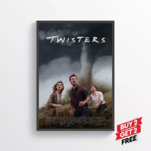 Twisters Movie Film Poster Print Wall Art Gift A2 42 X 59.9CM