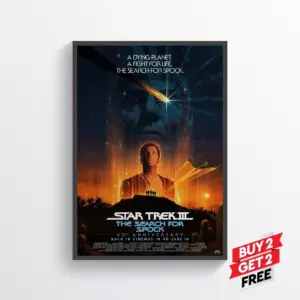 Star Trek 3 The Search for Spock Movie Film Posters Print Wall Art A2 42 X 59.9CM