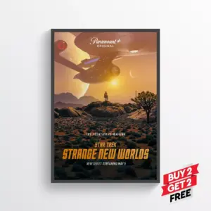 Star Trek Strange New Worlds Movie Film Poster Print Wall Art Gift A2 42 X 59.9CM